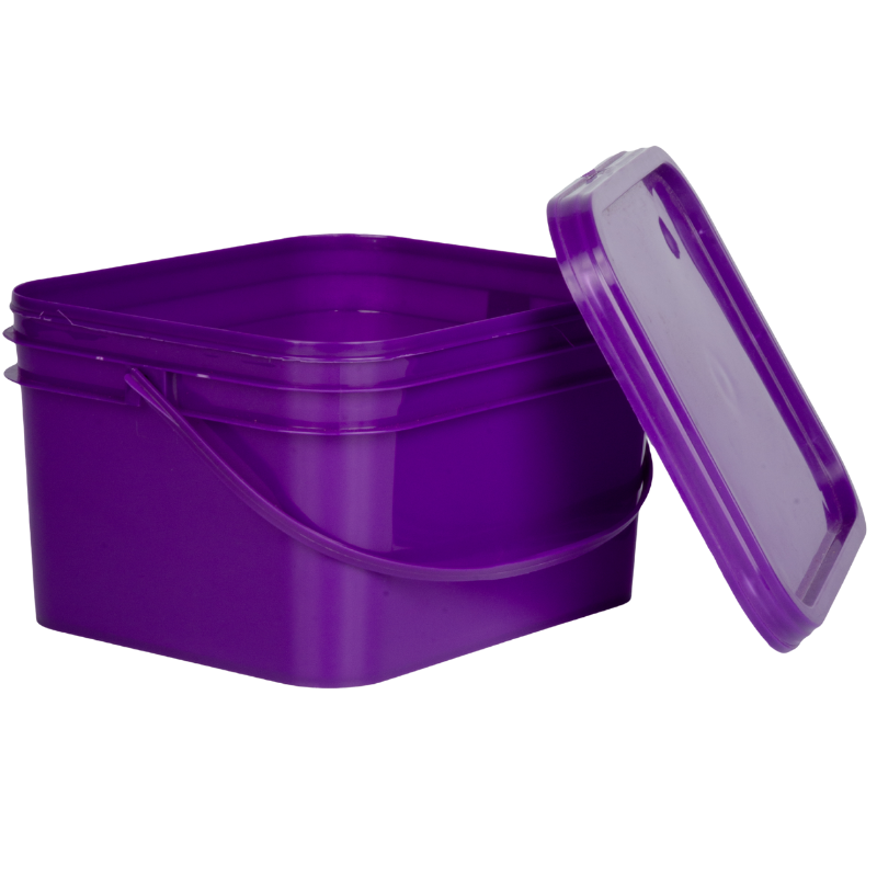 Balde 2,4 Li Retangular — Roxo