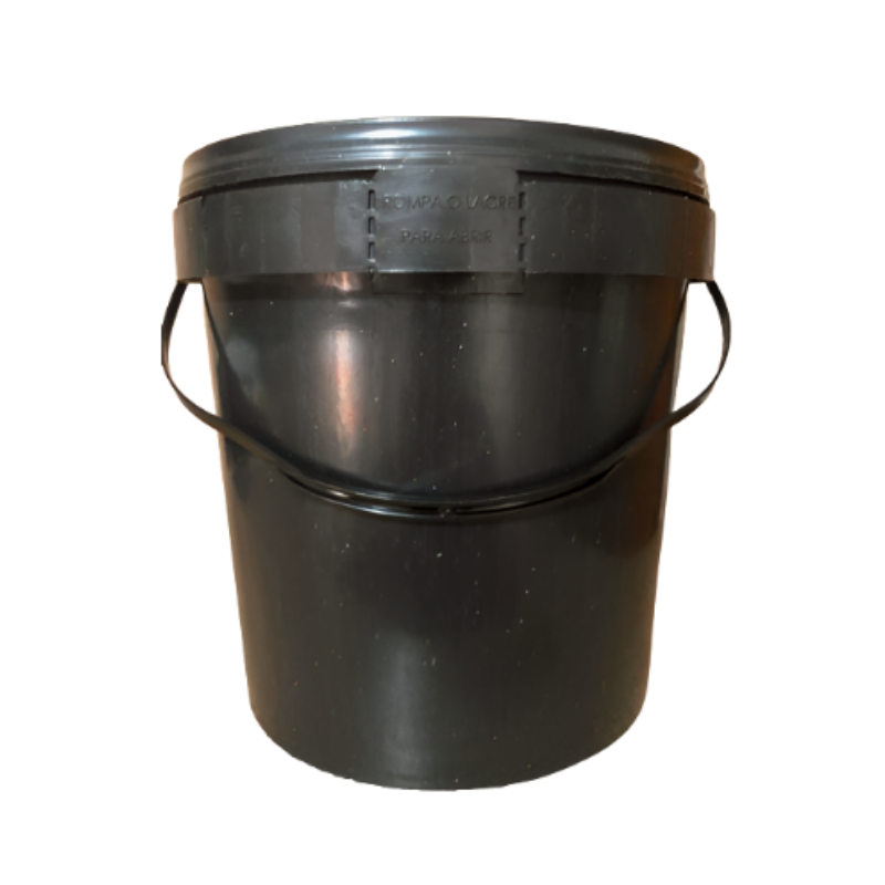 Balde 3,6 L Reciclado — Preto