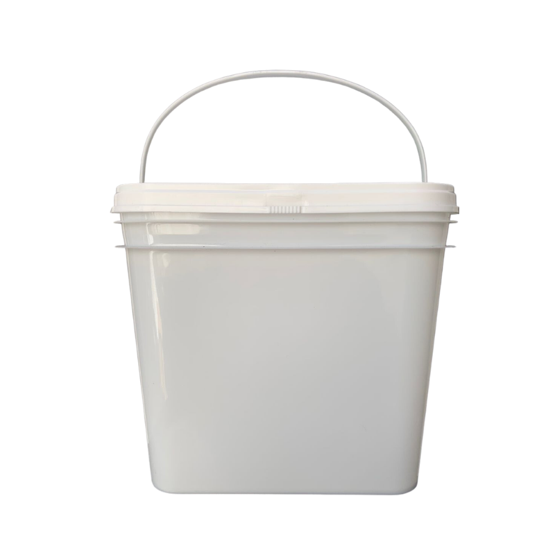 Balde 3,6 L Retangular — Branco