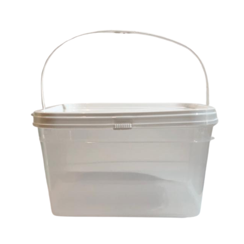 Balde 3,6 L Retangular — Transparente