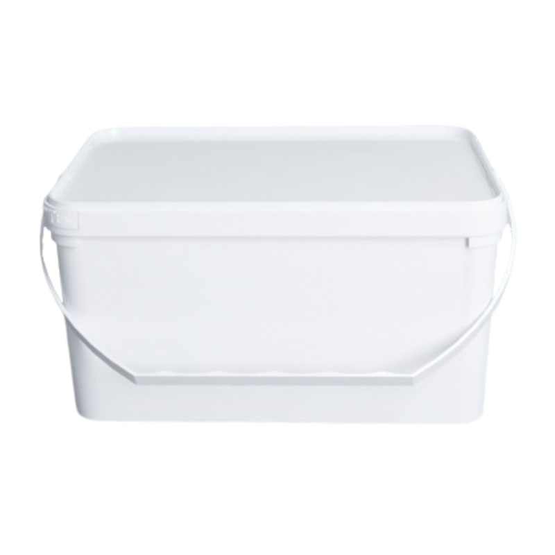 Balde 5 L Retangular — Branco