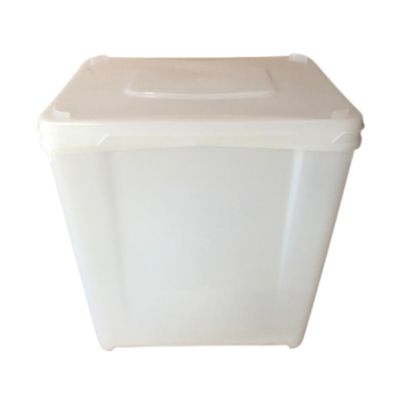 Pote Retangular 10 Litros — Branco