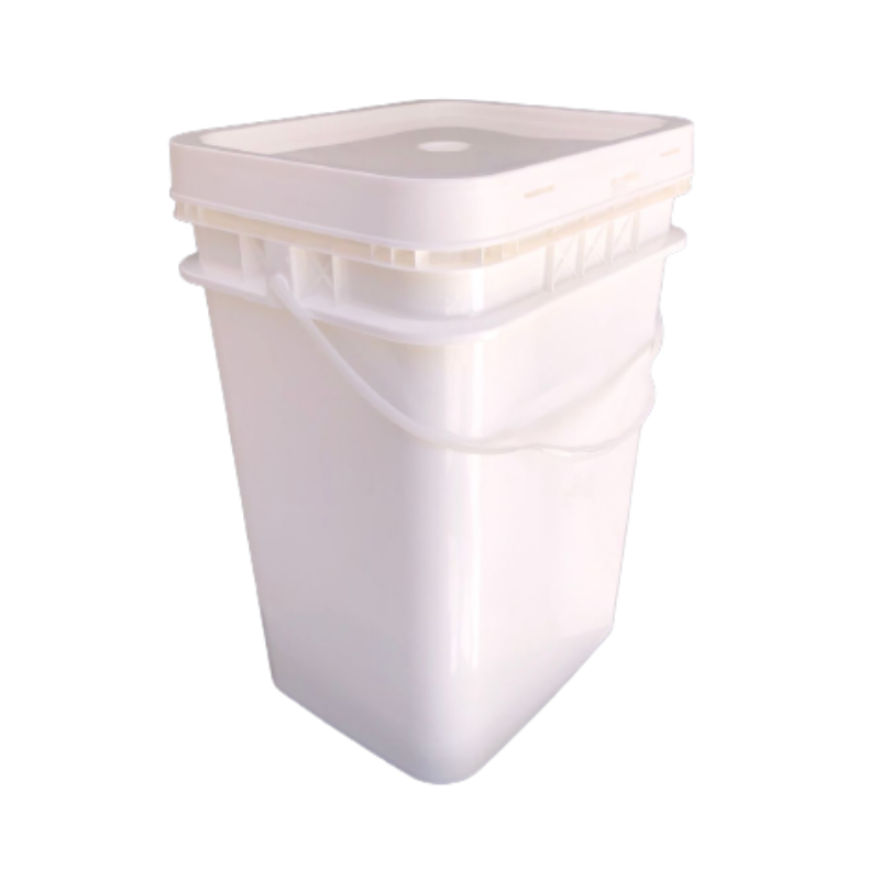 Balde 18 L Retangular — Branco