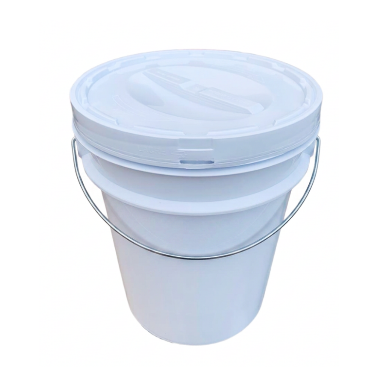 Balde 20 L Rosca Alça Metalica — Branco