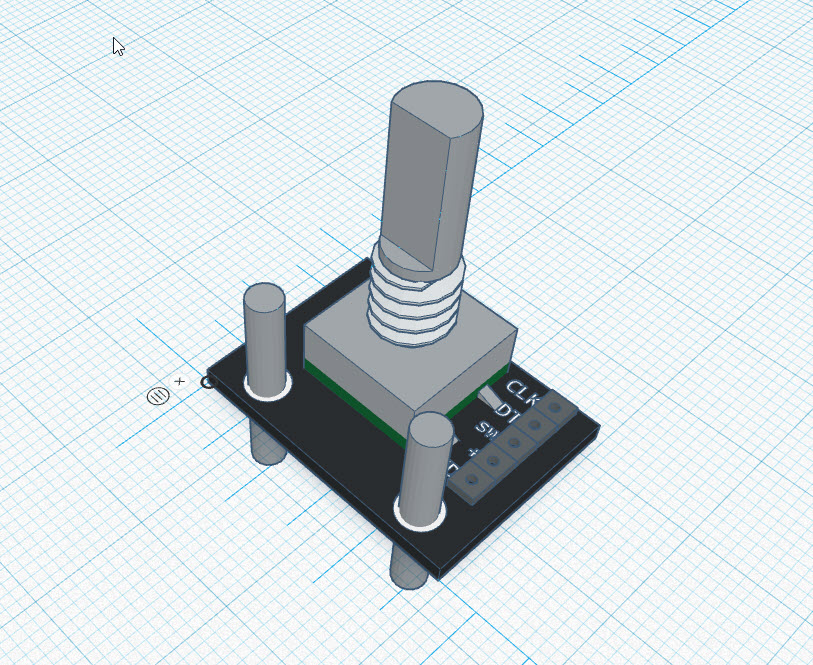 360 degree rotary encoder and switch