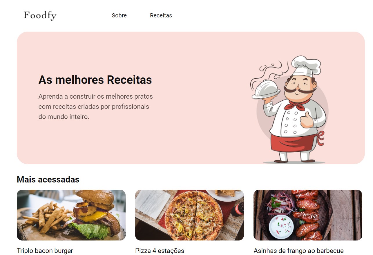 Foodfy Screenshot