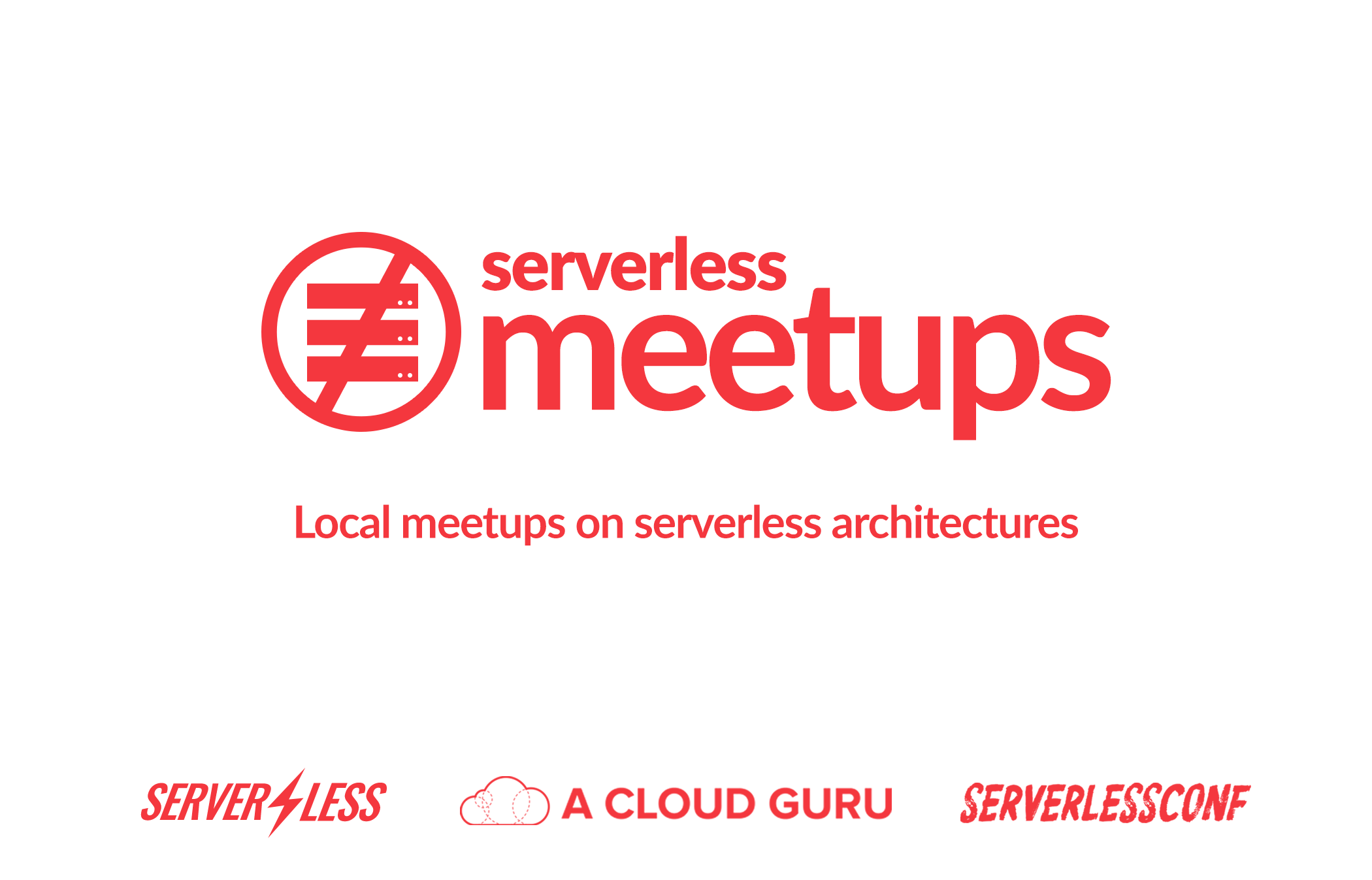 serverless meetups learn workshops architectures