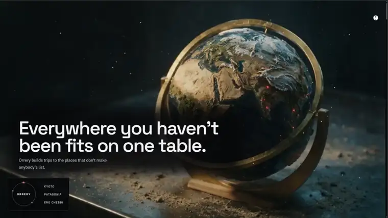Orrery, a continuous-world scroll flight