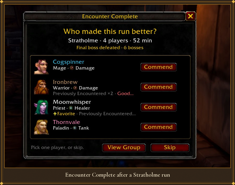 Encounter Complete after a Stratholme run