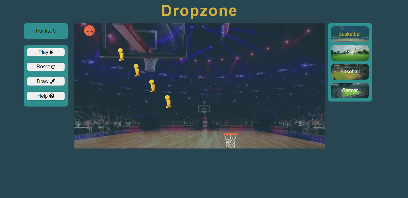 GitHub - nateychau/dropzone_game: Dropzone is a game where players ...
