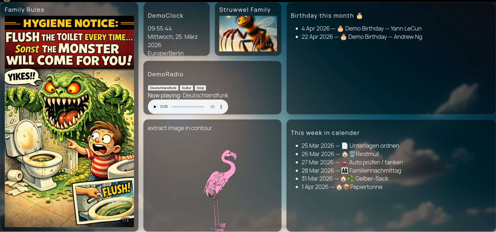 7x4 dashboard example