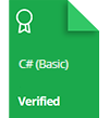 C# (Basic) Certificate