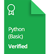 Python (Basic) Certificate