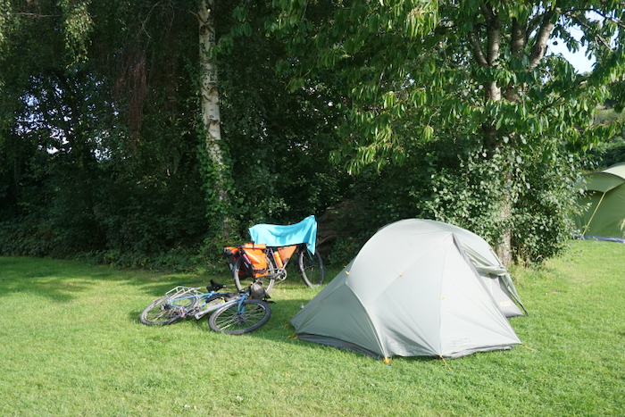 a very quiet campsite