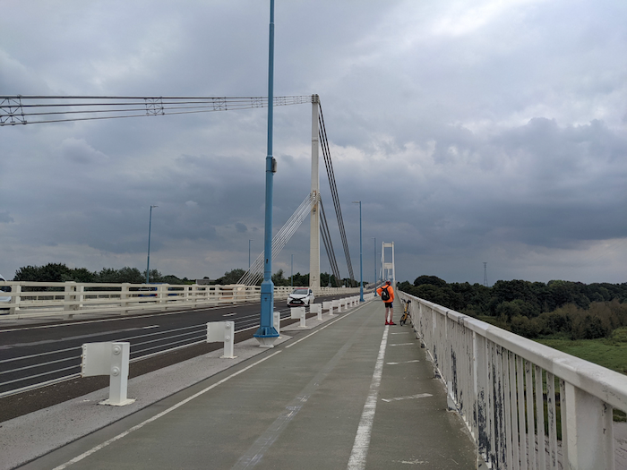massive bridges deserve massive bike lanes, 10/10