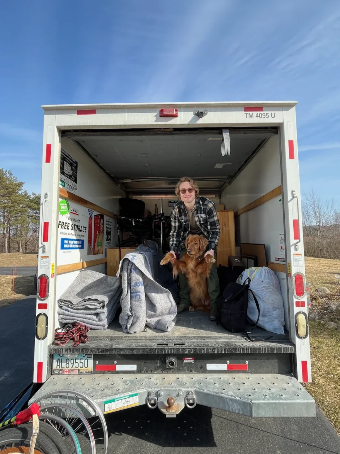the author casually moving some items to a secret storage facility in new york state with the assistance of a pierogi