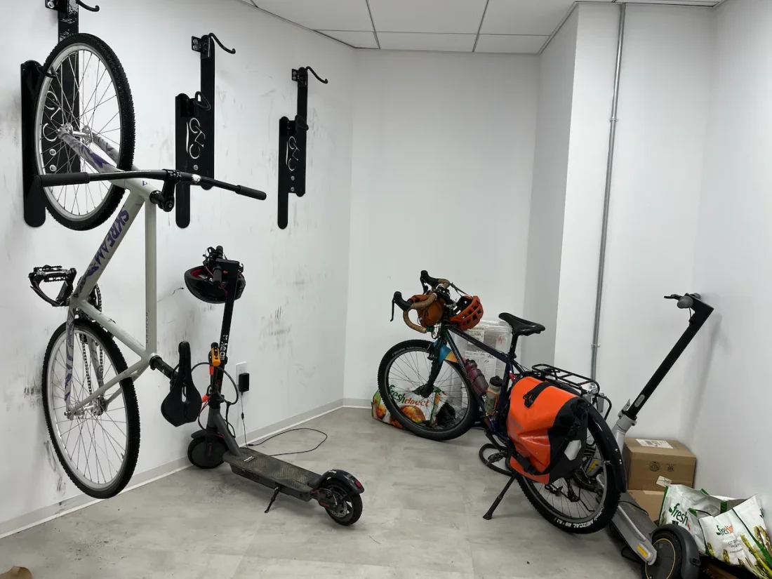 admittedly there were nice things about bicycle commuting