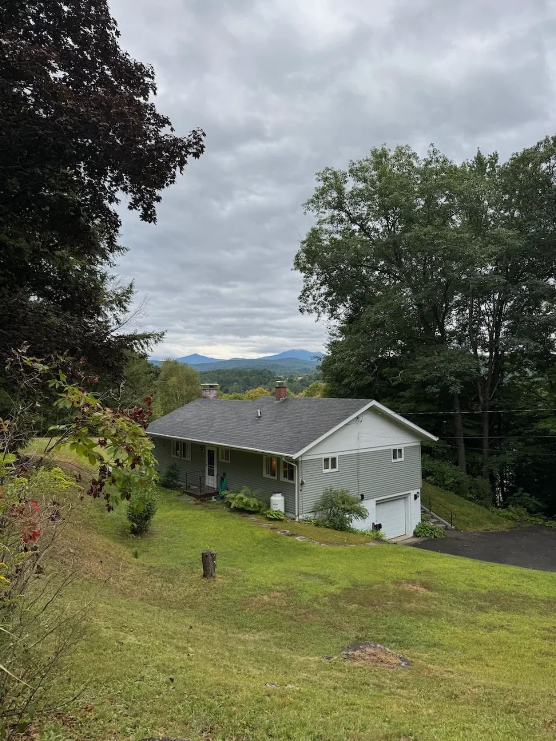 perched high atop pine hill