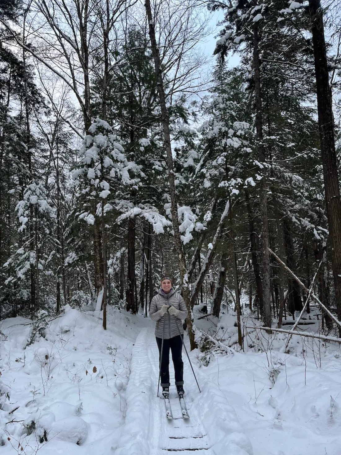 back on the xc skis