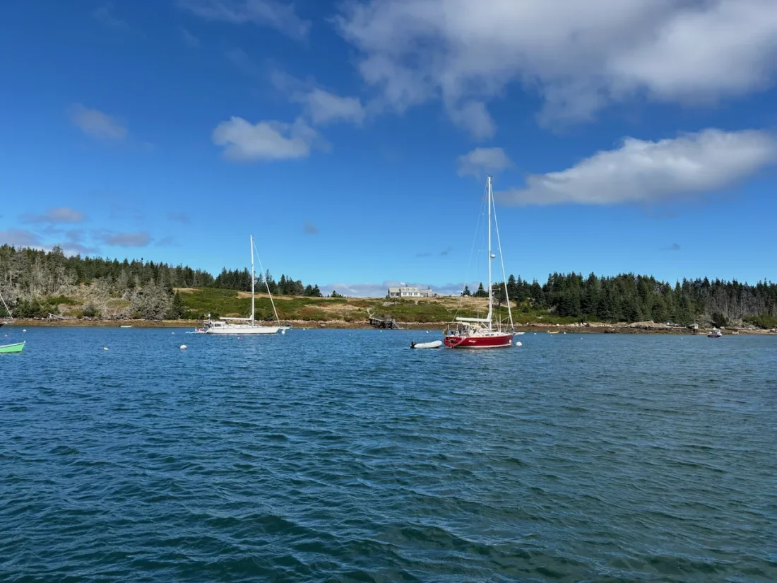 sailboats and farmhouses