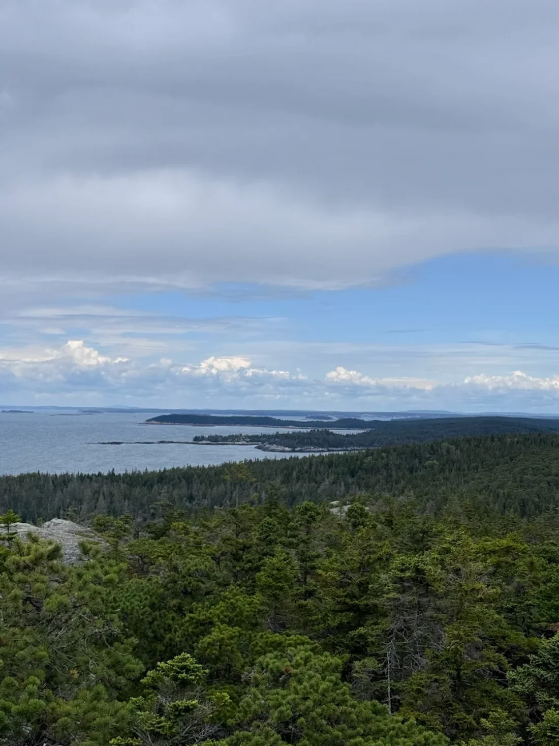 you can juuust make out stonington in the distance if you zoom