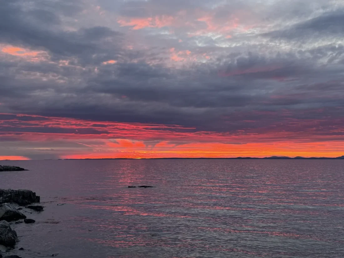 impressive sunset saturation
