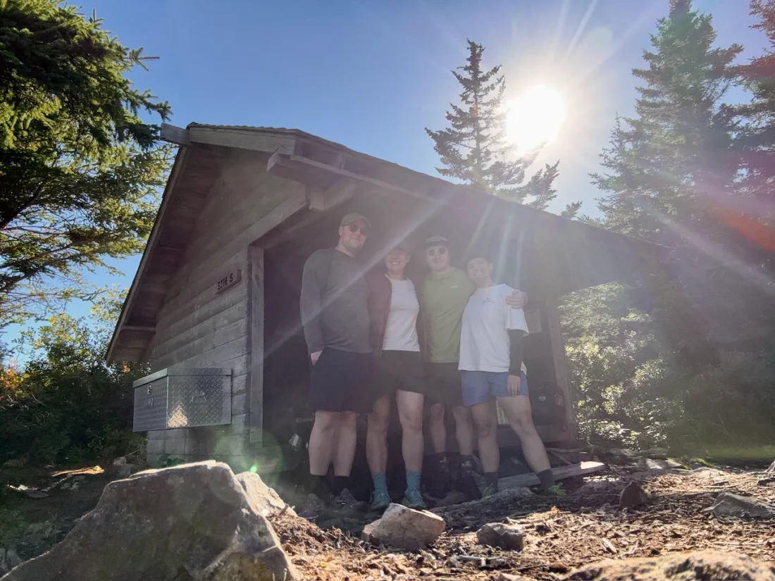 lean-to group pic