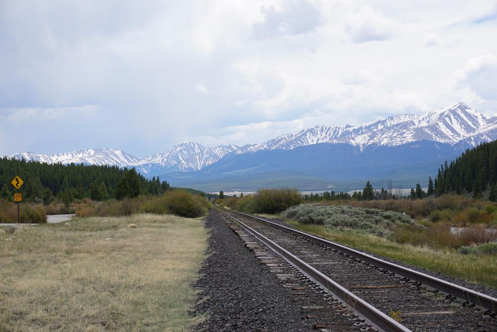 the railroad was a useful indicator of getting closer to leadville
