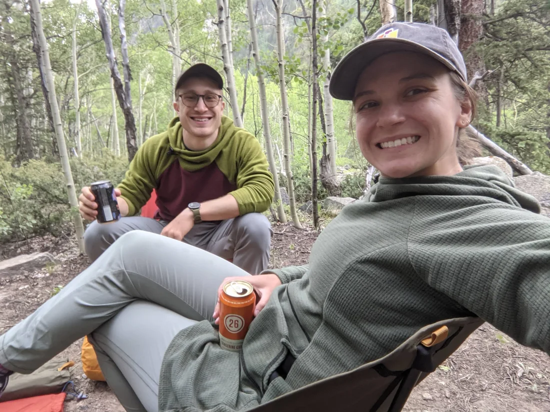 earned beers after a day of biking