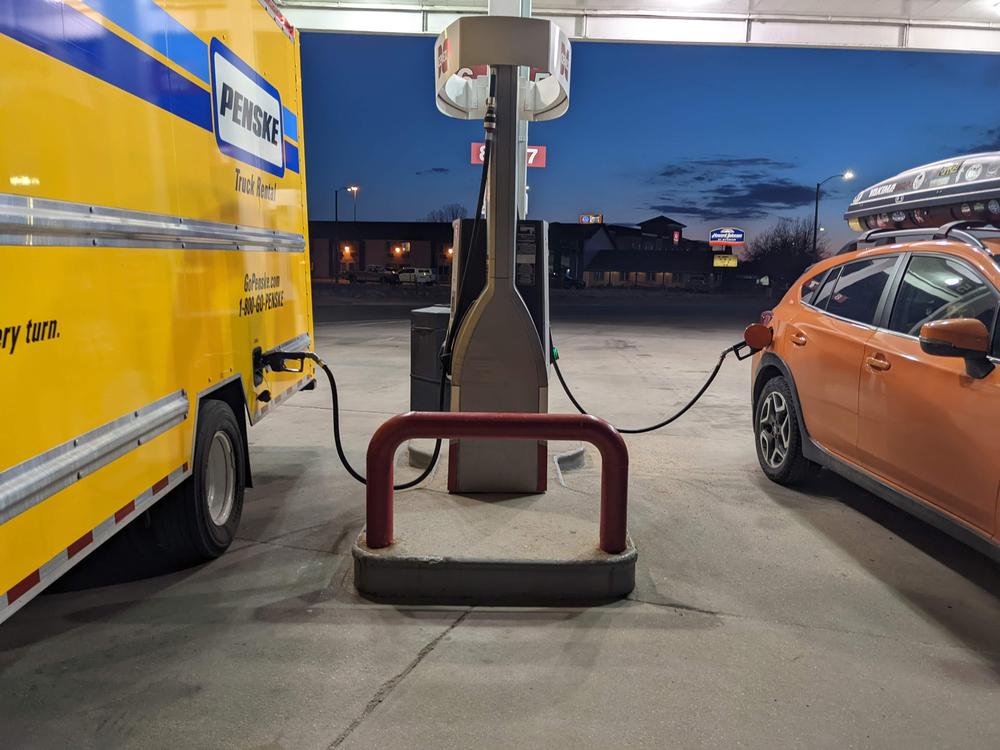 at least gas wasn't at its peak?