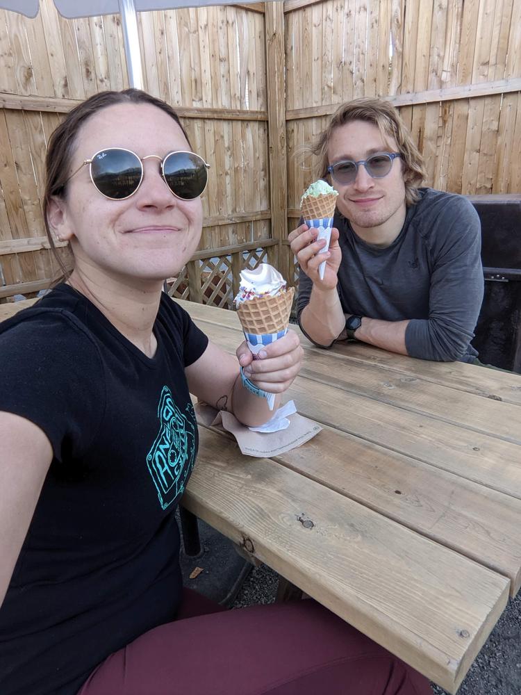 first soft serve of the season