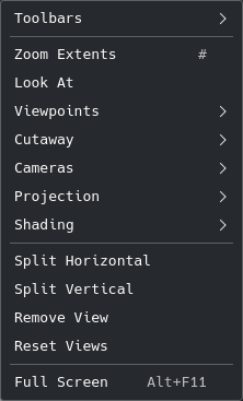 View menu