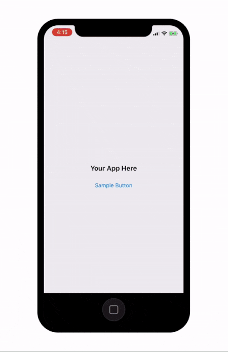 A Demo of the Working Home Button