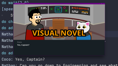 Example project for visual novel