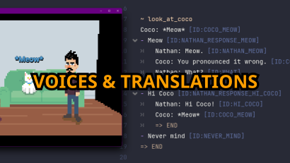 Example project featuring voices & translations