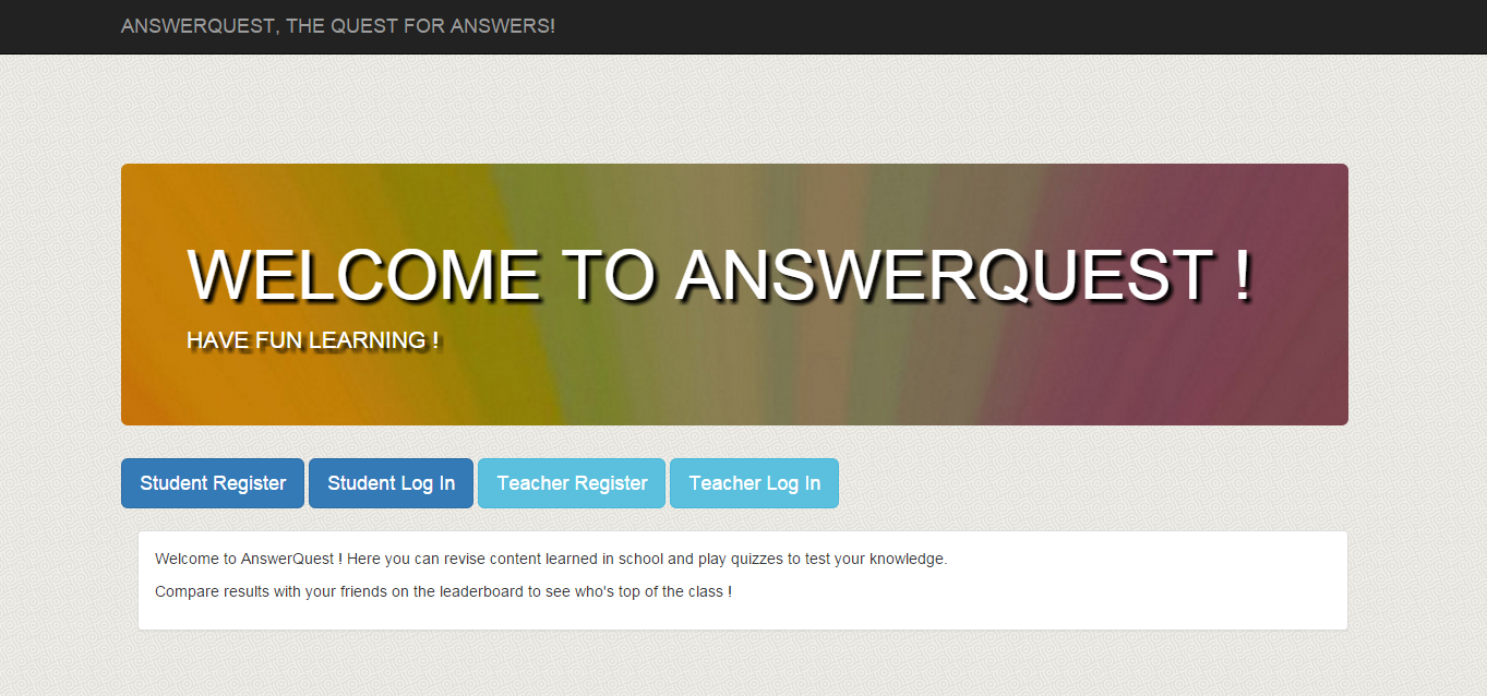 AnswerQuest home
