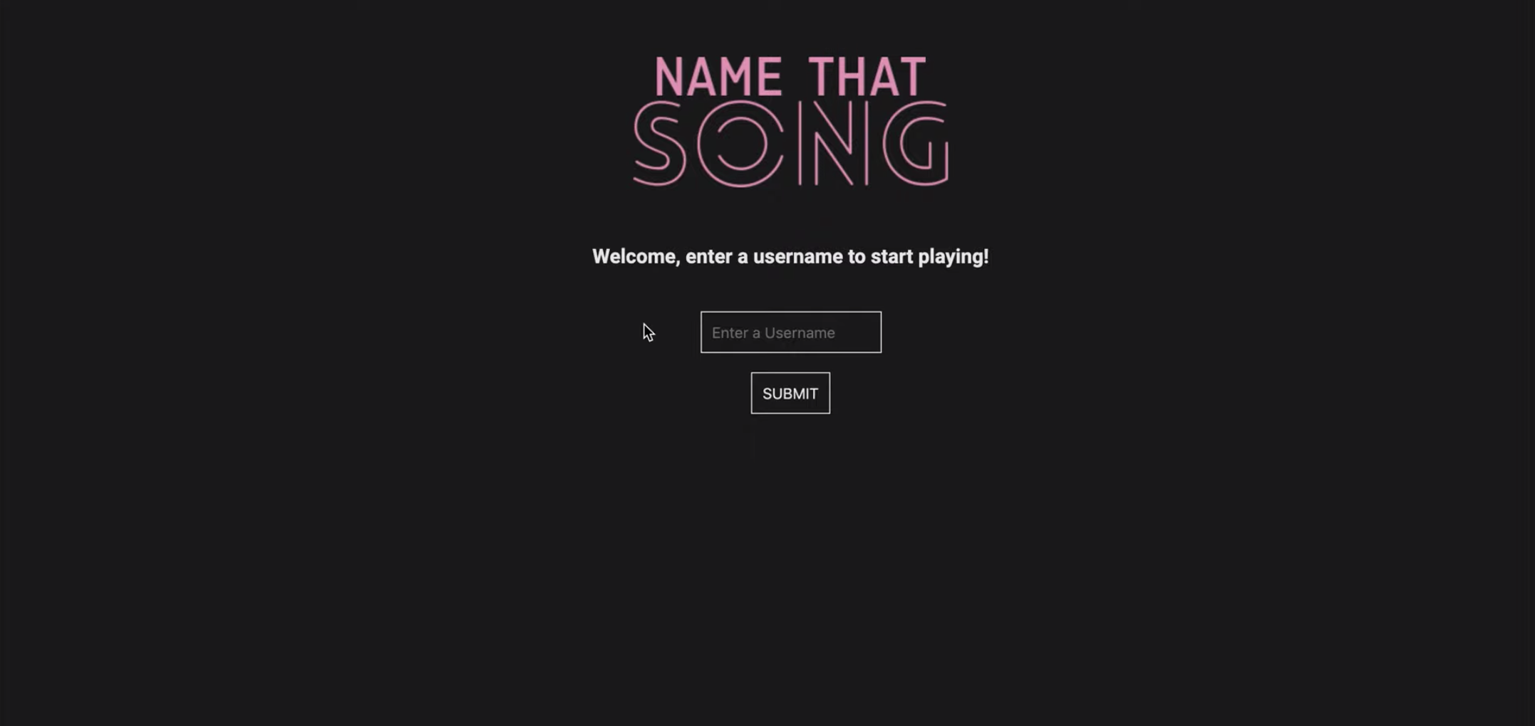 Lyrics Game welcome