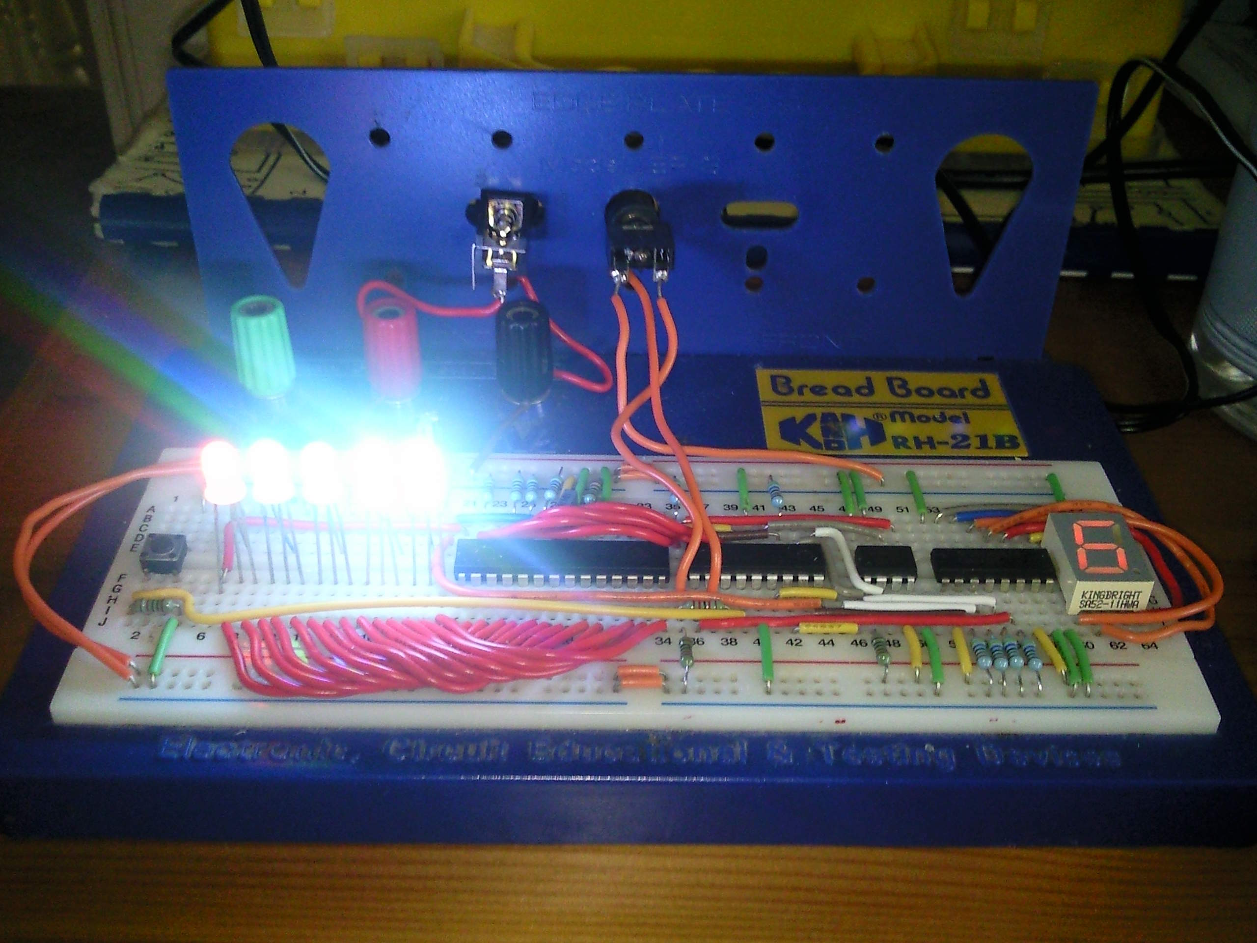 RGB LED Sequencer Breadboard Prototype