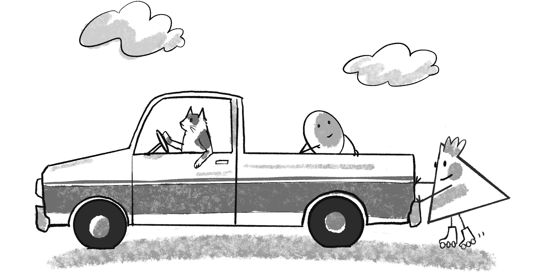 Newton'un 3. yasası - paten ile kamyon itme