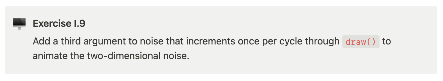 Exercise callout block with the `💡` emoji
