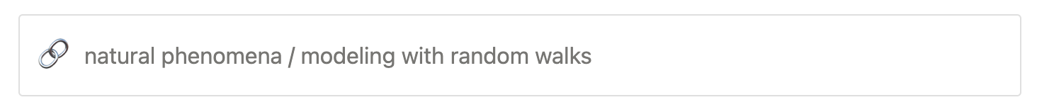 callout block with the `🔗` emoji