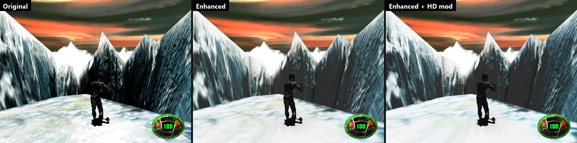 Level 4, the snow