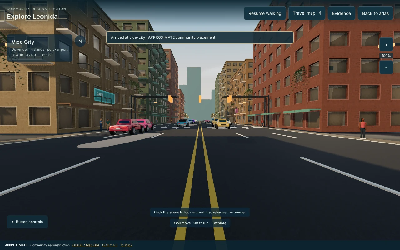 Leonida Atlas 3D explorer in Vice City