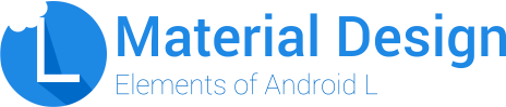 Material design library logo