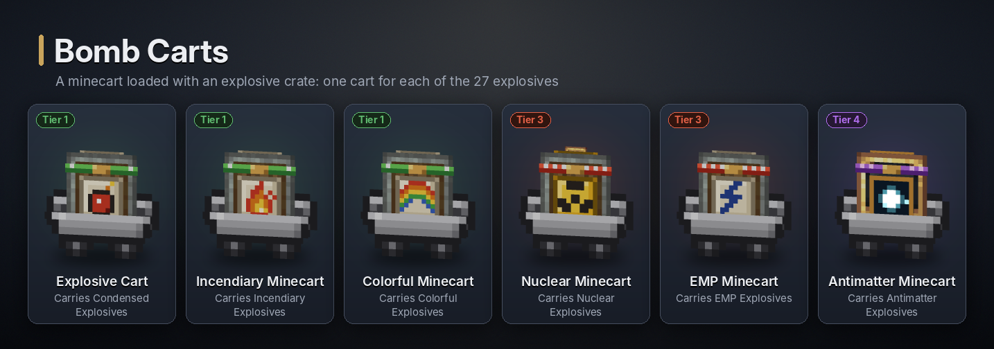 Bomb carts