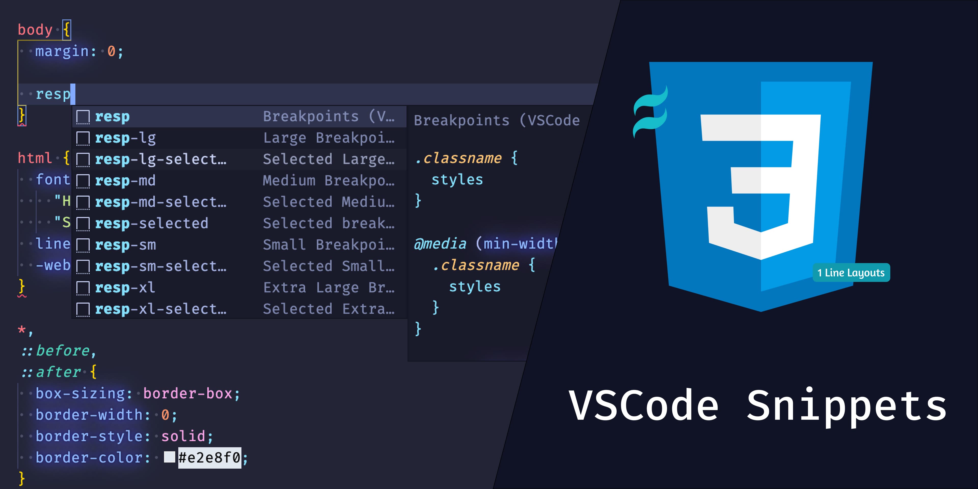 Как создать сниппет в visual studio code