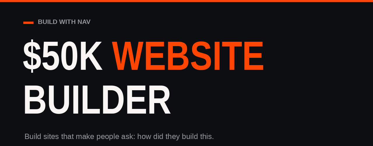 $50K Website Builder