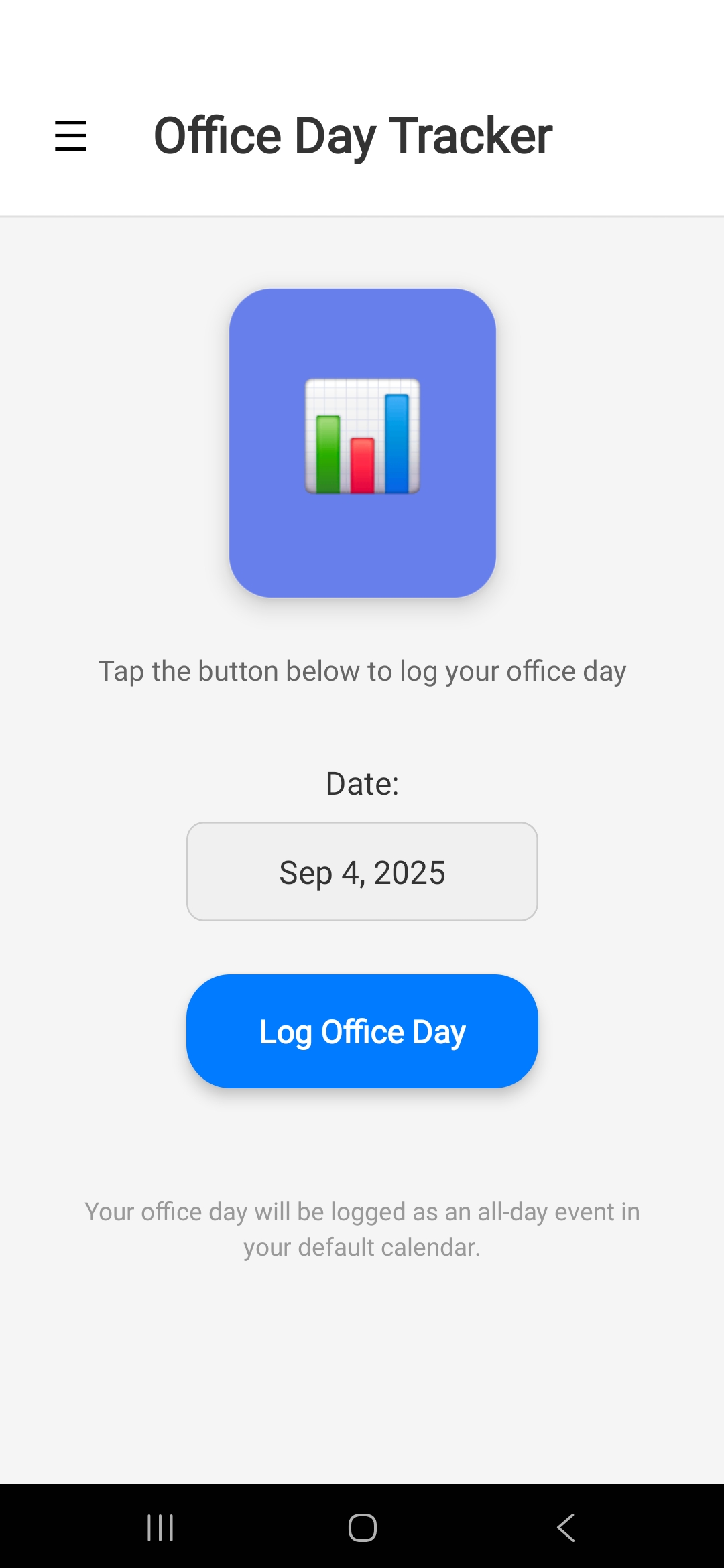 Office Days app screenshot