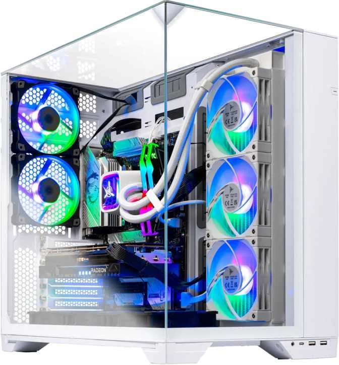 Skytech O11 Vision · R7 9800X3D · RX 9070 XT