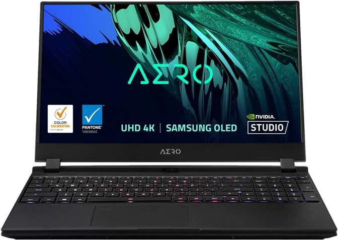 Gigabyte Aero 15 OLED YD · i7-11800H · RTX 3080 Laptop
